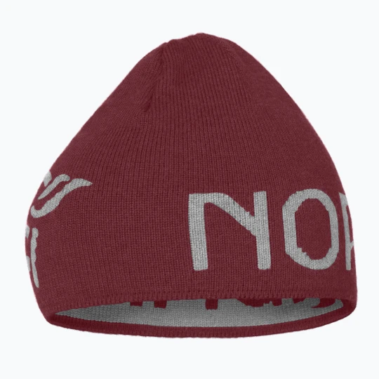 Zdjęcie produktu Czapka zimowa NORRONA MerinoUll Logo Beanie port Norrøna Czerwony