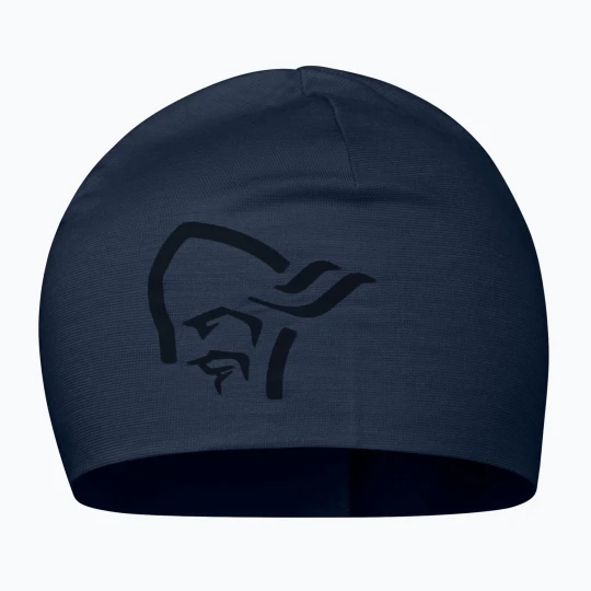 Zdjęcie produktu Czapka zimowa NORRONA PureUll 180 Beanie indigo night Norrøna Granatowy