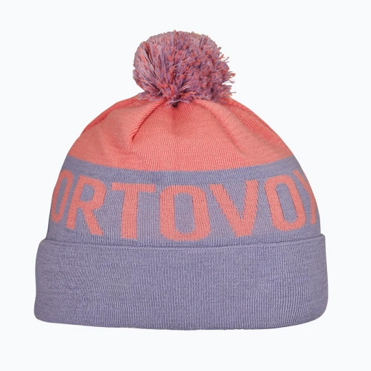 Zdjęcie produktu Czapka zimowa ORTOVOX Bobble Knit blossom Fioletowy