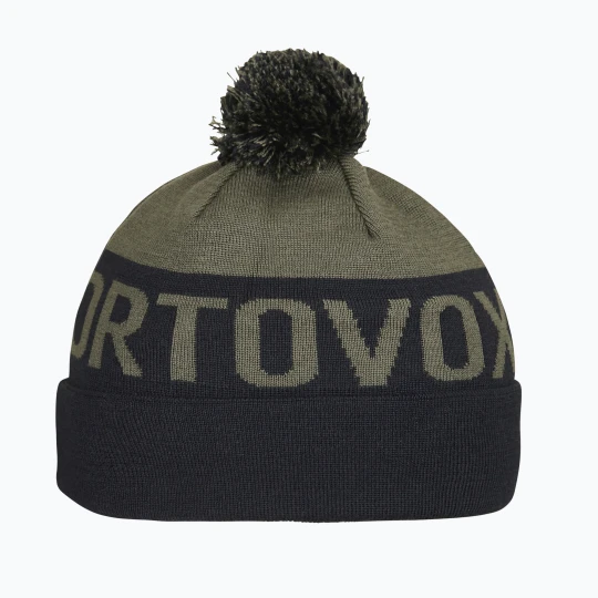 Zdjęcie produktu Czapka zimowa ORTOVOX Bobble Knit dark wild herbs Czarny