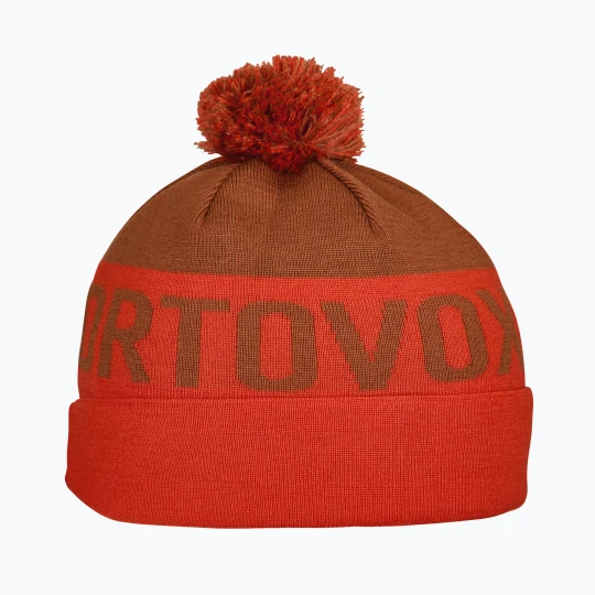 Zdjęcie produktu Czapka zimowa ORTOVOX Bobble Knit hot orange