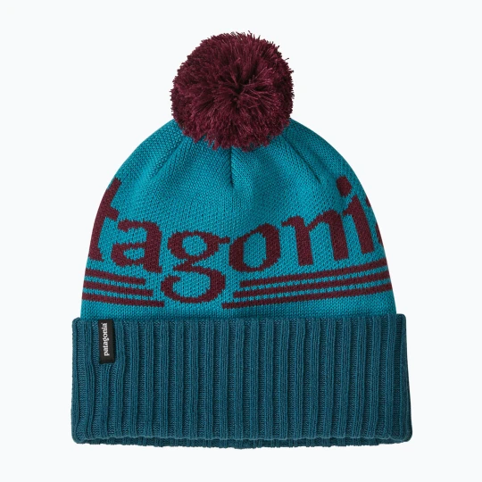 Zdjęcie produktu Czapka zimowa Patagonia Powder Town hut tripper logo: mako blue