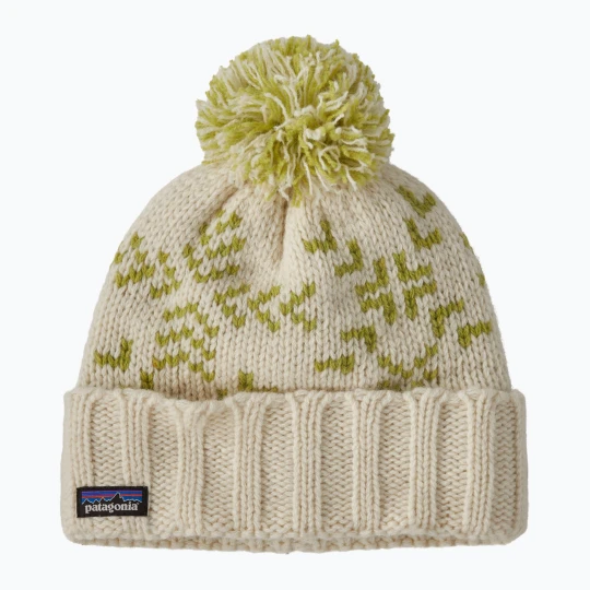 Zdjęcie produktu Czapka zimowa Patagonia Snowbelle evergreen flakes / birch white Beżowy