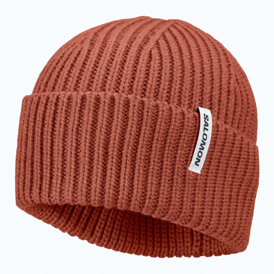 Zdjęcie produktu Czapka zimowa Salomon Snowbird burnt umber Czerwony