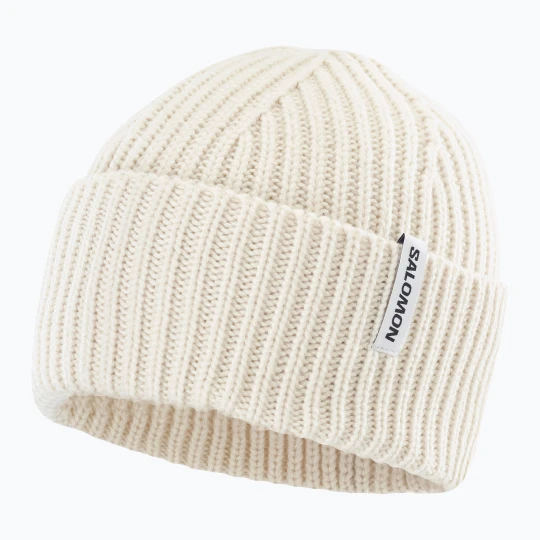 Zdjęcie produktu Czapka zimowa Salomon Snowbird whisper white Beżowy
