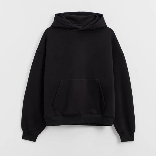 Zdjęcie produktu Czarna basic bluza z kapturem House