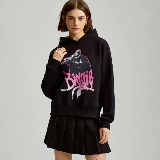 Zdjęcie produktu Czarna bluza z nadrukiem The Notorious B.I.G. House