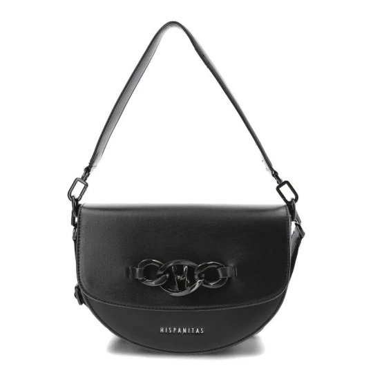 Zdjęcie produktu Czarna Elegancka Torebka Damska Hispanitas