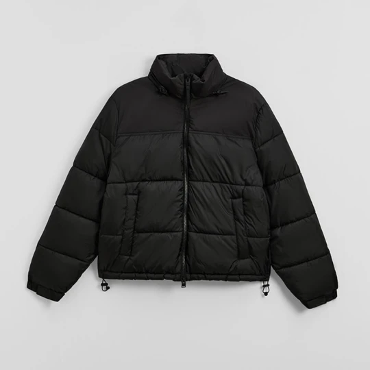 Zdjęcie produktu Czarna kurtka puffer ze stójką House