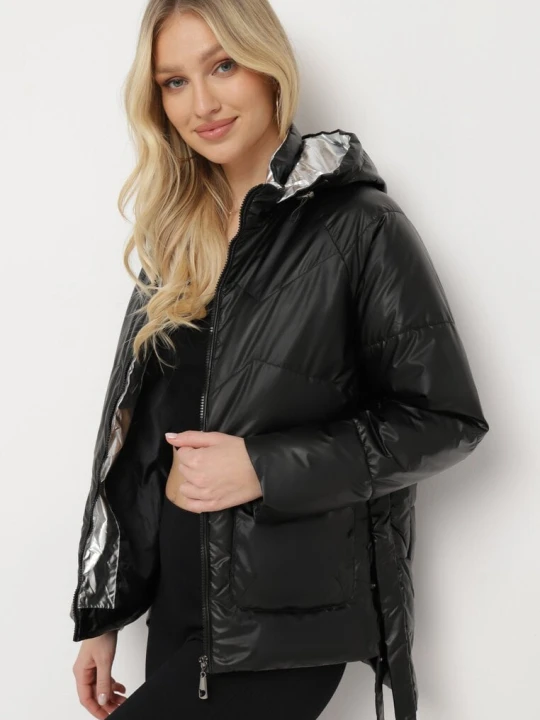 Zdjęcie produktu Czarna Kurtka Uvane Fashion