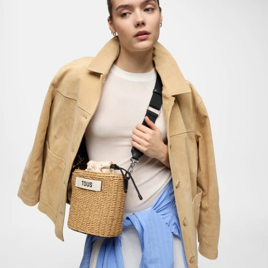 Zdjęcie produktu Czarna Torba Na Jedno Ramię Scoubidou - Tous NATURAL