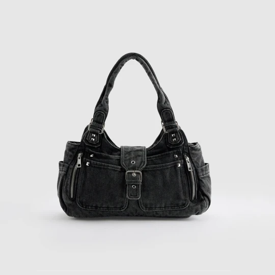 Zdjęcie produktu Czarna torebka typu shoulder bag House