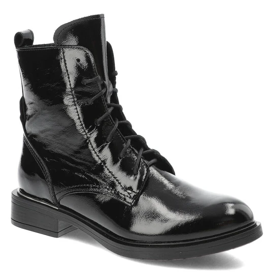 Zdjęcie produktu Czarne Botki Lemar Eleganckie Buty Damskie