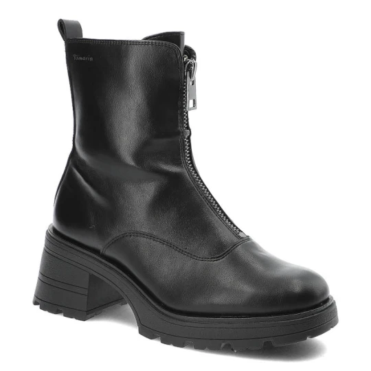 Zdjęcie produktu Czarne Botki Tamaris Damskie Eleganckie Obuwie na Jesień