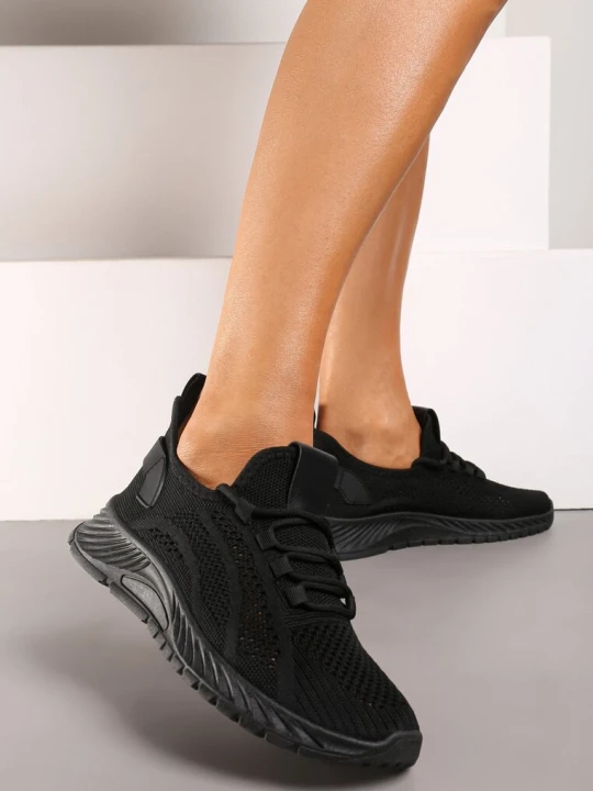 Zdjęcie produktu Czarne Buty Sportowe Elona
