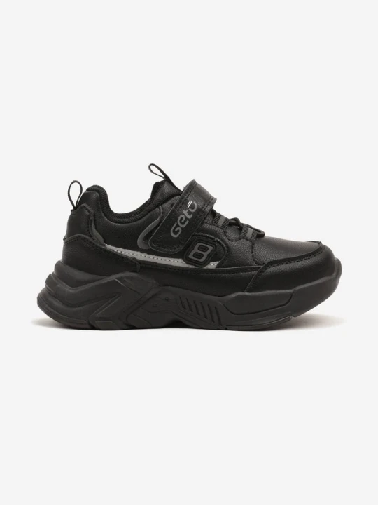 Zdjęcie produktu Czarne Buty Sportowe Sneakersy na Piankowej Podeszwie z Zapięciem na Rzep Morloti Gelteo