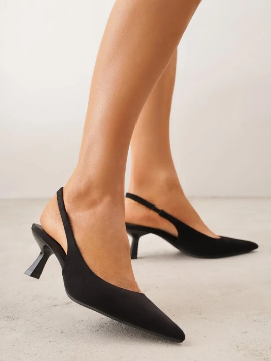 Zdjęcie produktu Czarne Czółenka Slingback VICES na Kaczuszce Anatera