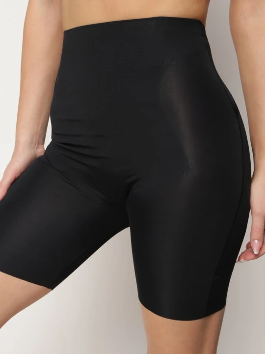 Zdjęcie produktu Czarne Elastyczne Modelujące Majtki Push-Up z Wysokim Stanem Esubia Greenice