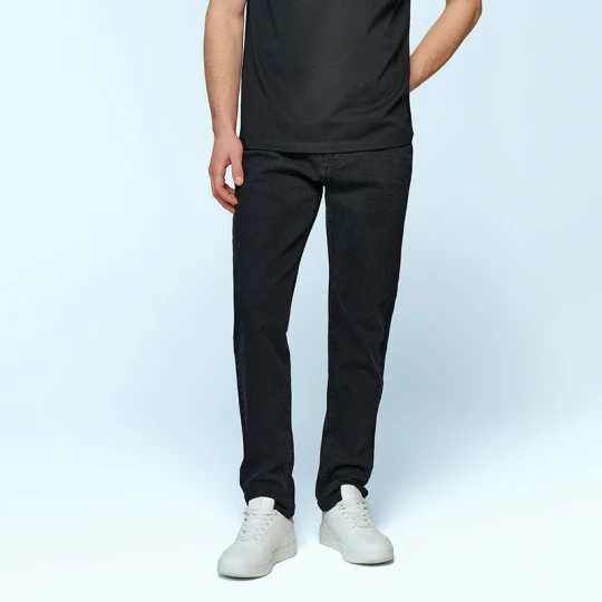 Zdjęcie produktu Czarne jeansy slim fit House