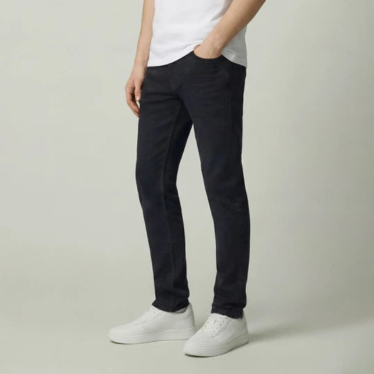 Zdjęcie produktu Czarne jeansy slim fit House