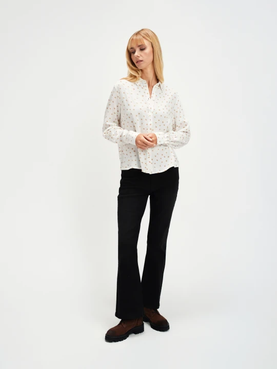 Zdjęcie produktu Czarne jeansy typu flare TOP SECRET