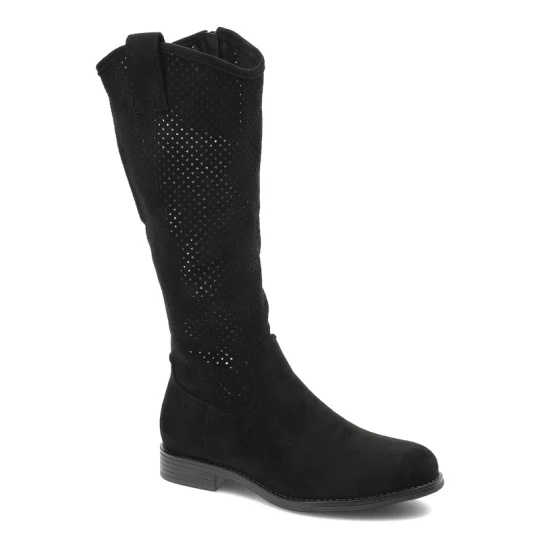 Zdjęcie produktu Czarne Kozaki S.Barski Eleganckie Obuwie Damskie
