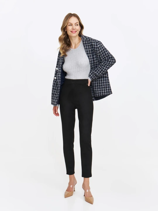 Zdjęcie produktu Czarne legginsy damskie TOP SECRET