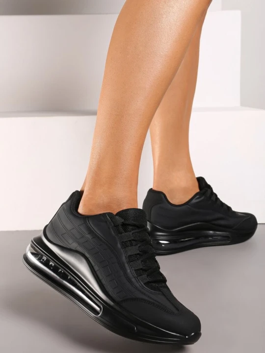 Zdjęcie produktu Czarne Matowe Sneakersy Pardia Vices