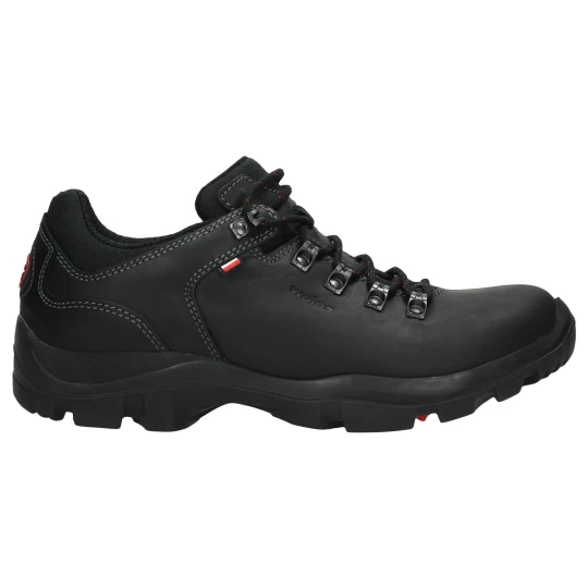 Zdjęcie produktu Czarne męskie półbuty trekkingowe 9377-91 Wojas