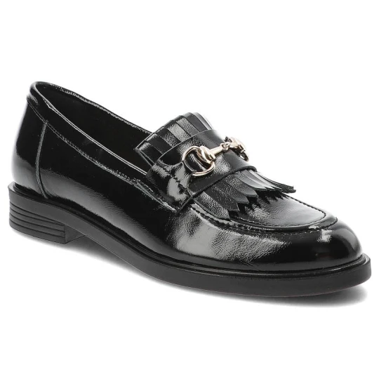 Zdjęcie produktu Czarne Mokasyny Armodo Eleganckie Obuwie Damskie