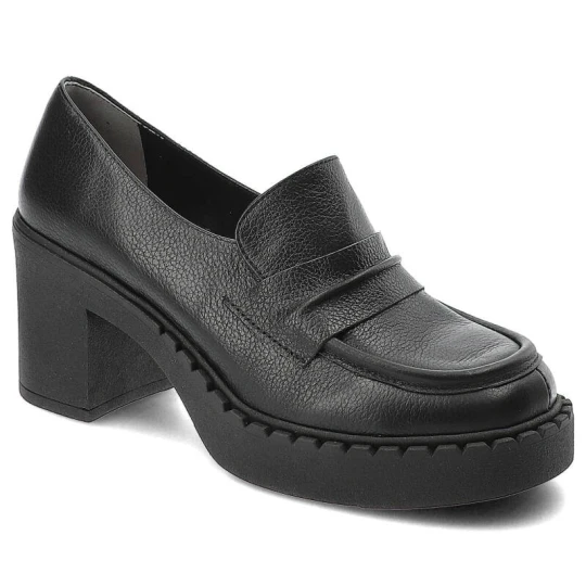 Zdjęcie produktu Czarne Półbuty Armodo Modne Buty Damskie
