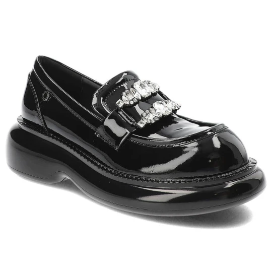 Zdjęcie produktu Czarne Półbuty Tuffoni Damskie Eleganckie Obuwie