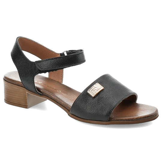 Zdjęcie produktu Czarne Sandały Armodo Modne Buty Damskie