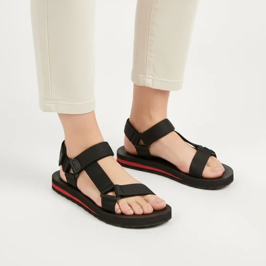 Zdjęcie produktu Czarne Sandały Big Star Wygodne Buty Damskie