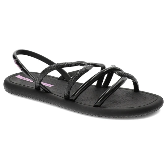 Zdjęcie produktu Czarne Sandały Ipanema Modne Wsuwane Obuwie Damskie