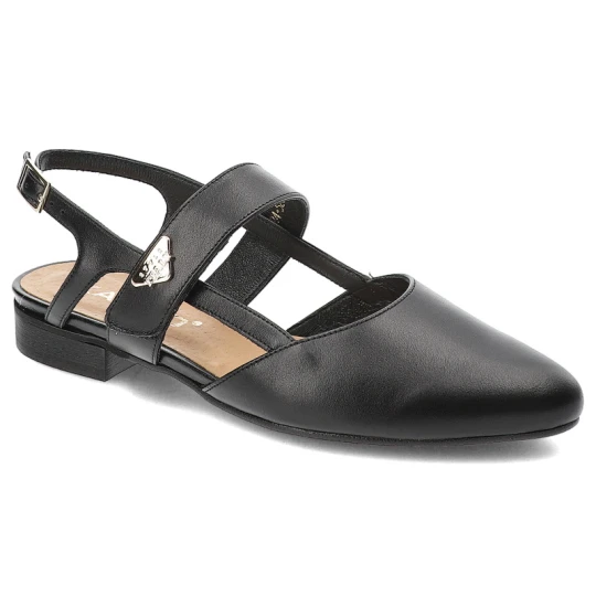 Zdjęcie produktu Czarne Sandały Karino Eleganckie Obuwie Damskie