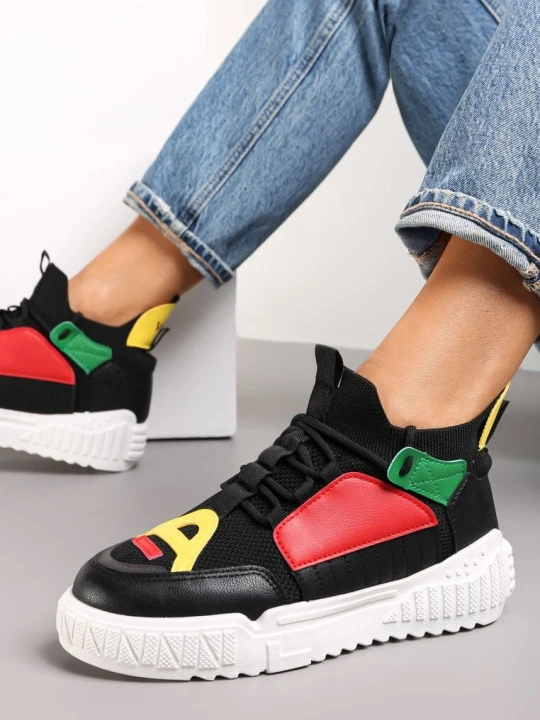 Zdjęcie produktu Czarne Sneakersy Agathime Vices