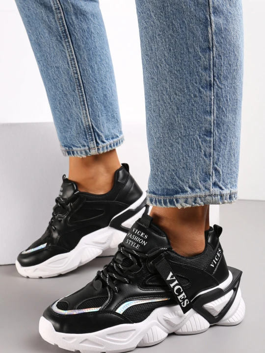 Zdjęcie produktu Czarne Sneakersy Astoreia Vices