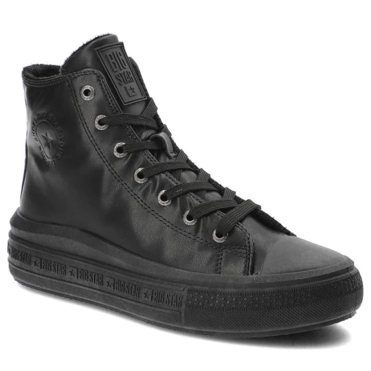 Zdjęcie produktu Czarne Sneakersy Big Star Damskie Modne Obuwie