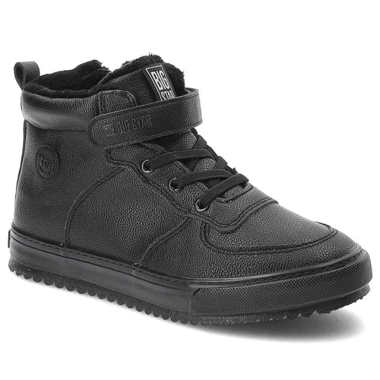 Zdjęcie produktu Czarne Sneakersy Big Star Ocieplane Buty Dziecięce