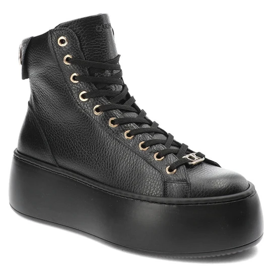 Zdjęcie produktu Czarne Sneakersy Carinii Damskie Stylowe Obuwie