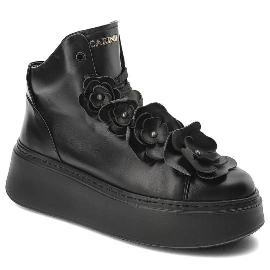 Zdjęcie produktu Czarne Sneakersy Carinii Modne Obuwie Damskie