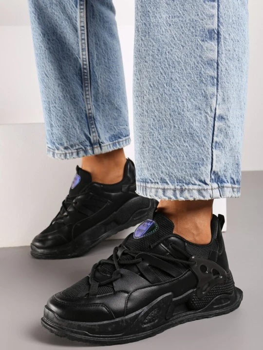 Zdjęcie produktu Czarne Sneakersy Echowen Vices