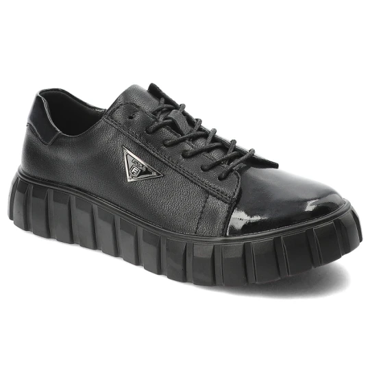 Zdjęcie produktu Czarne Sneakersy Filippo Modne Buty Damskie