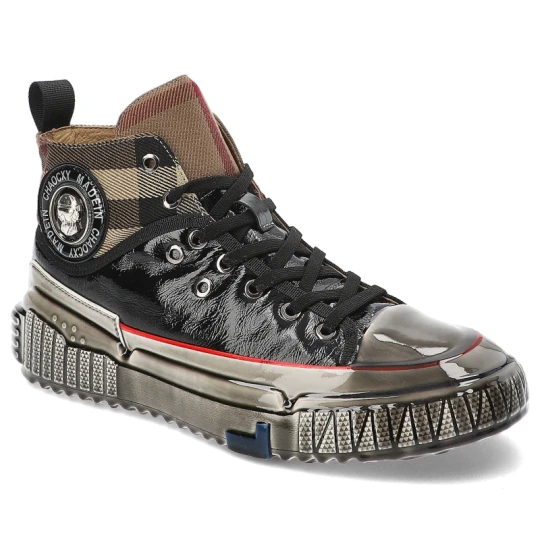 Zdjęcie produktu Czarne Sneakersy John Doubare Stylowe Obuwie Męskie