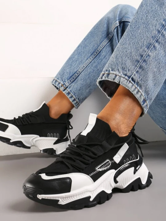 Zdjęcie produktu Czarne Sneakersy Kharena