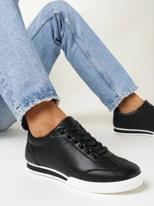 Zdjęcie produktu Czarne Sneakersy Seems to Change Vices