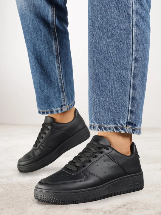 Zdjęcie produktu Czarne Sneakersy Sznurowane Finos Vices
