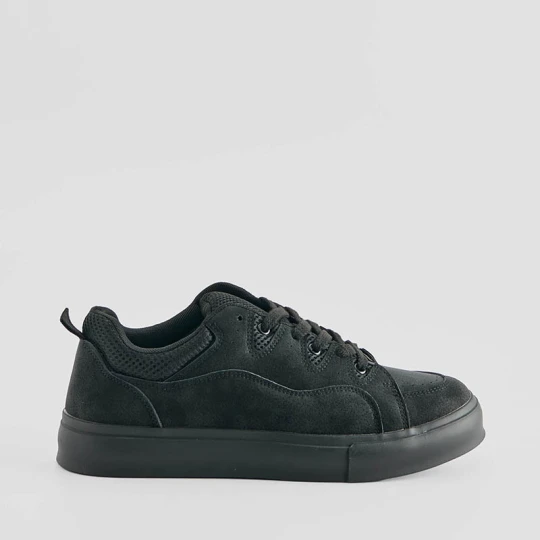 Zdjęcie produktu Czarne sneakersy ze sztucznej skóry House