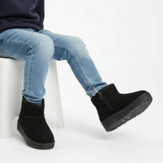 Zdjęcie produktu Czarne Śniegowce Big Star Ocieplane Buty Dziecięce